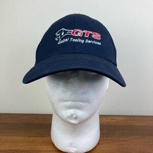 A - Flex Global Tooling Services Navy Blue Red And White Color-way Baseball Cap